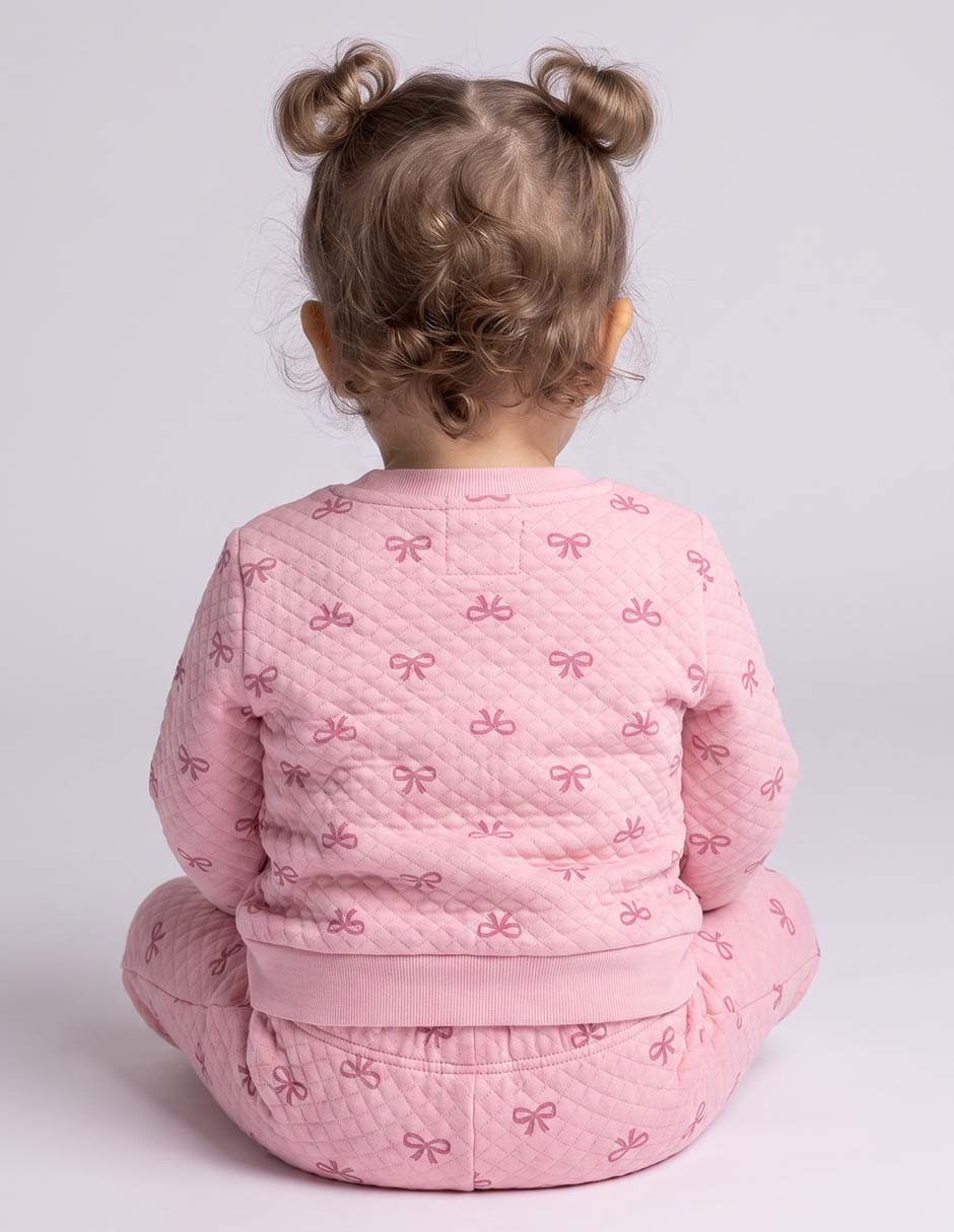 Conjunto casual de algodón para niña 2