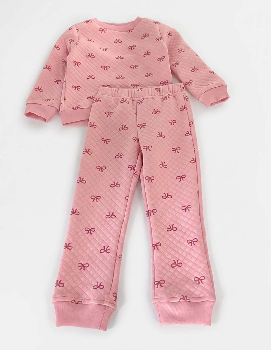 Conjunto casual de algodón para niña 3