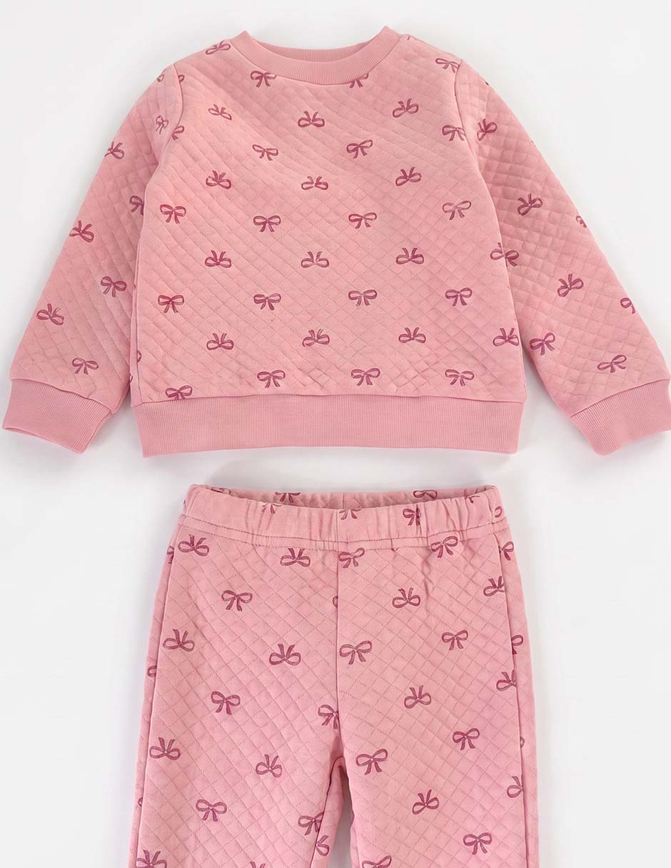 Conjunto casual de algodón para niña 5