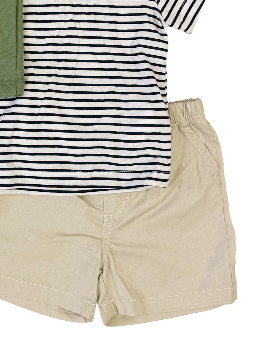 conjunto casual de algodón para niño 3