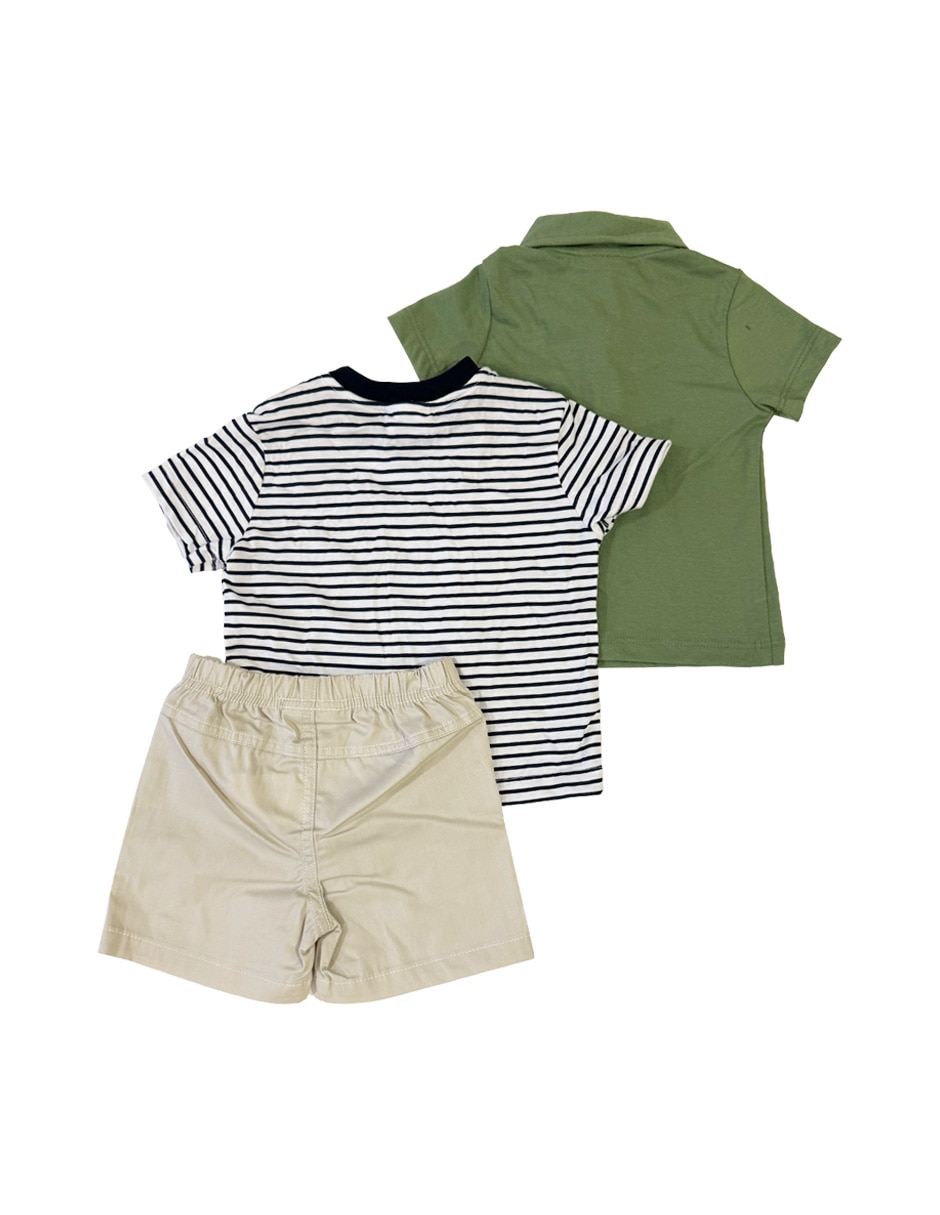 conjunto casual de algodón para niño 4