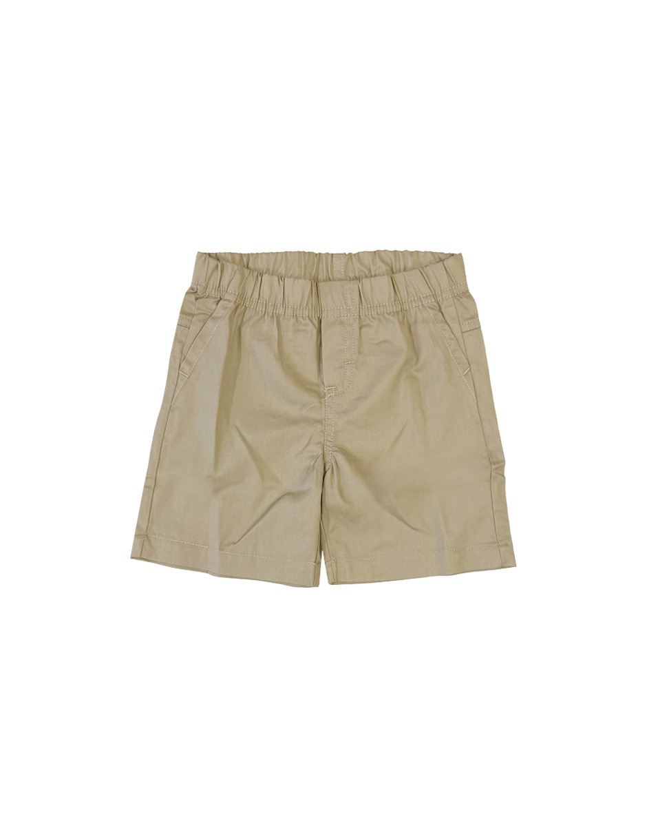 Conjunto short casual de gabardina para niño 2