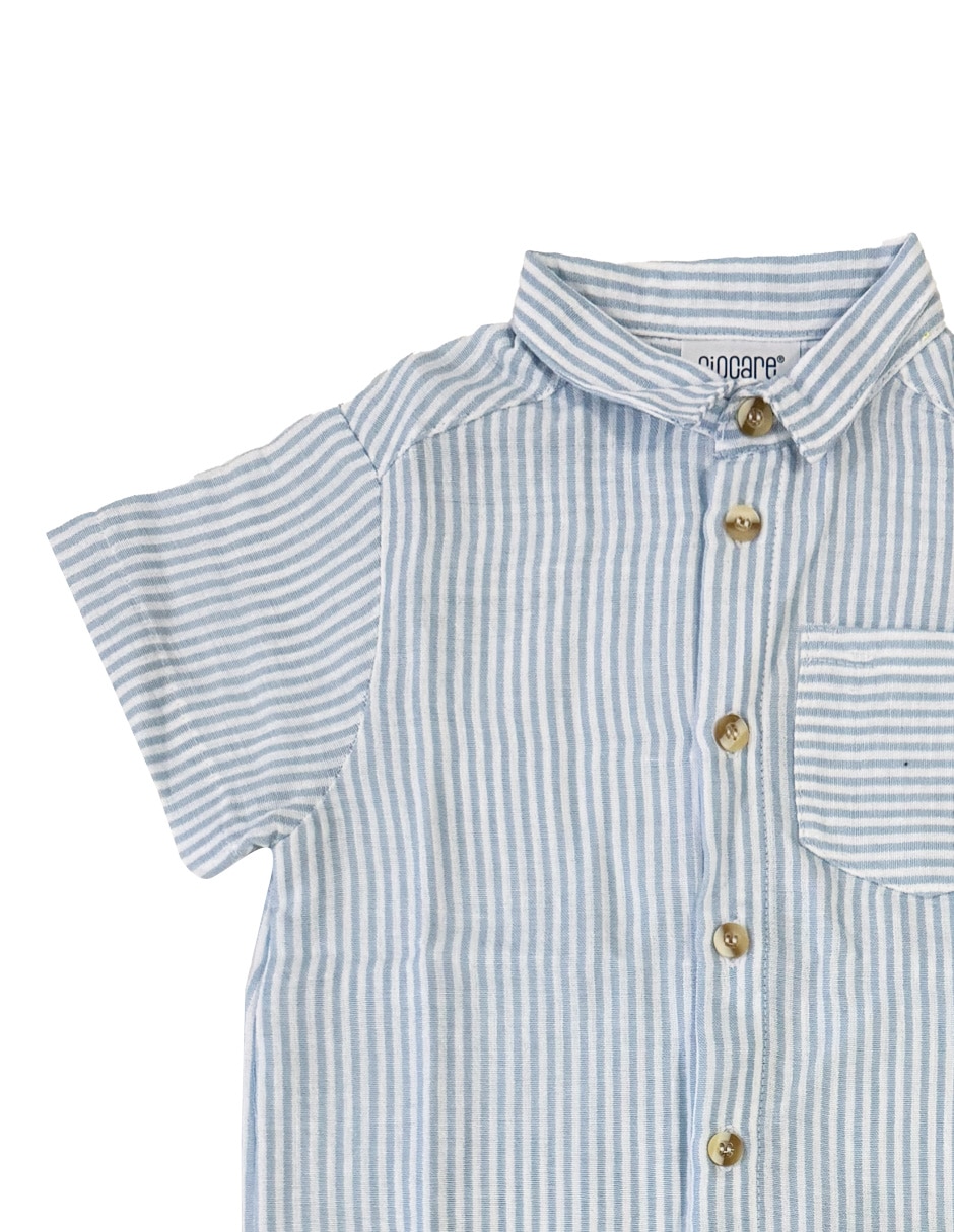 Conjunto short casual de gabardina para niño 3