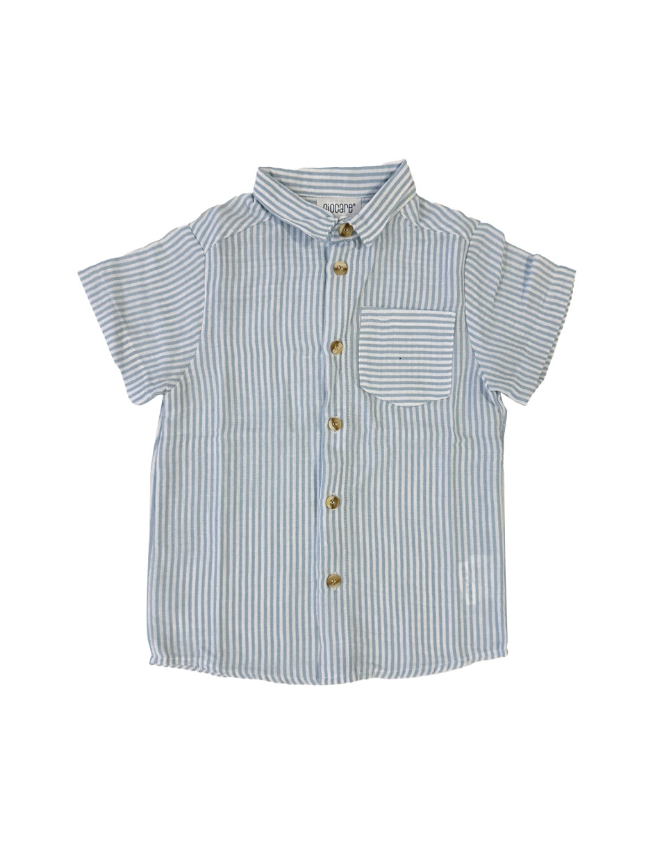 Conjunto short casual de gabardina para niño 4