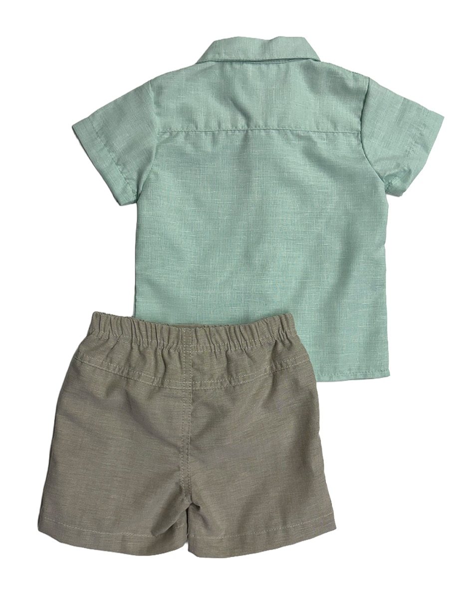 Conjunto short casual de algodón para niño 5