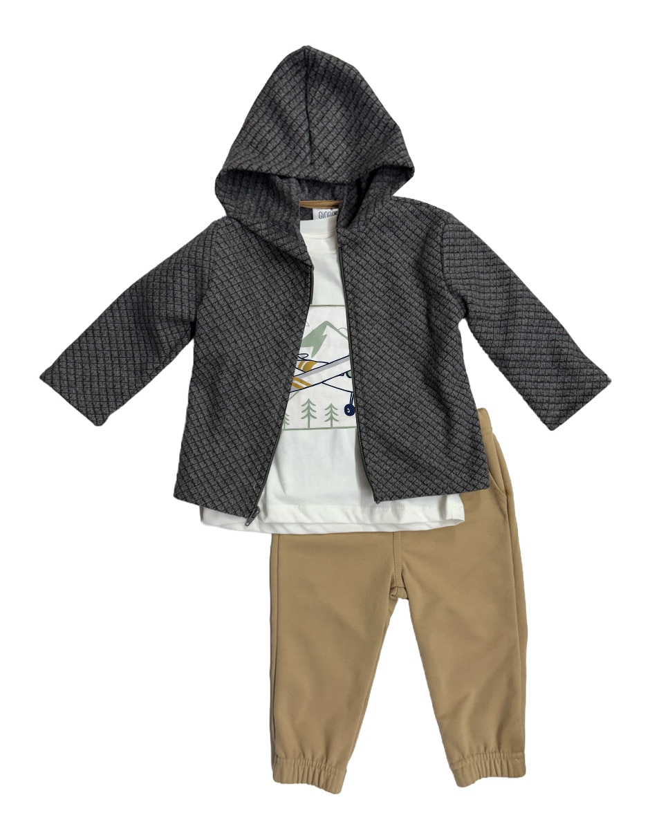 Conjunto de 3 piezas casual para niño Conjunto de 3 piezas casual para niño