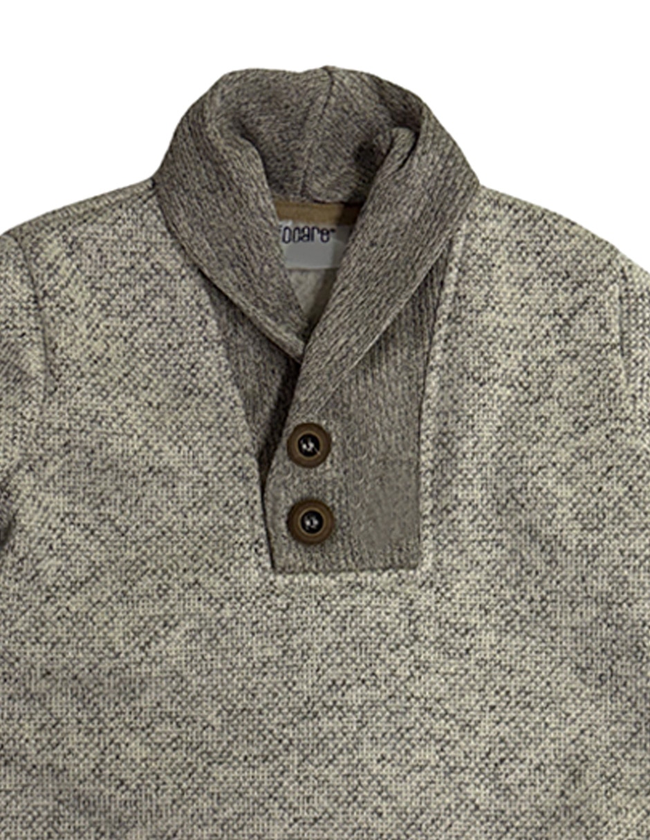 Suéter cuello a contraste para niño 4