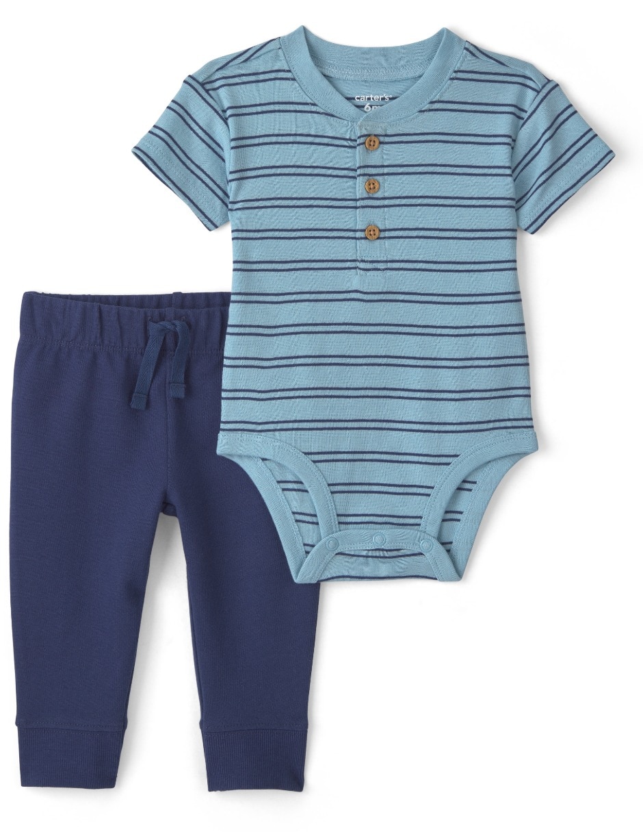 Conjunto pantalón casual de algodón para niño Conjunto pantalón casual de algodón para niño