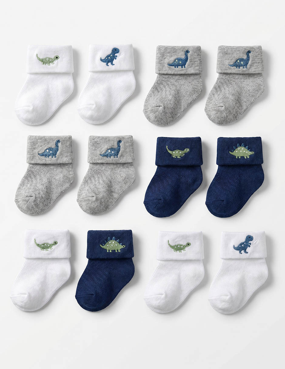 Set calcetín de algodón para niño 6 pares 1