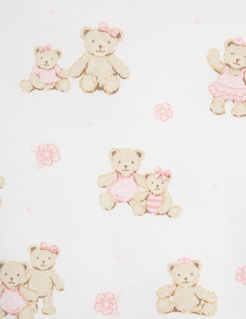 Conjunto de algodón orgánico para bebé niña 5