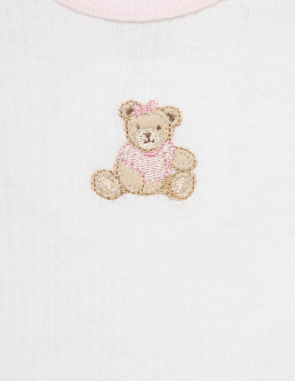 Conjunto de algodón orgánico para bebé niña 3