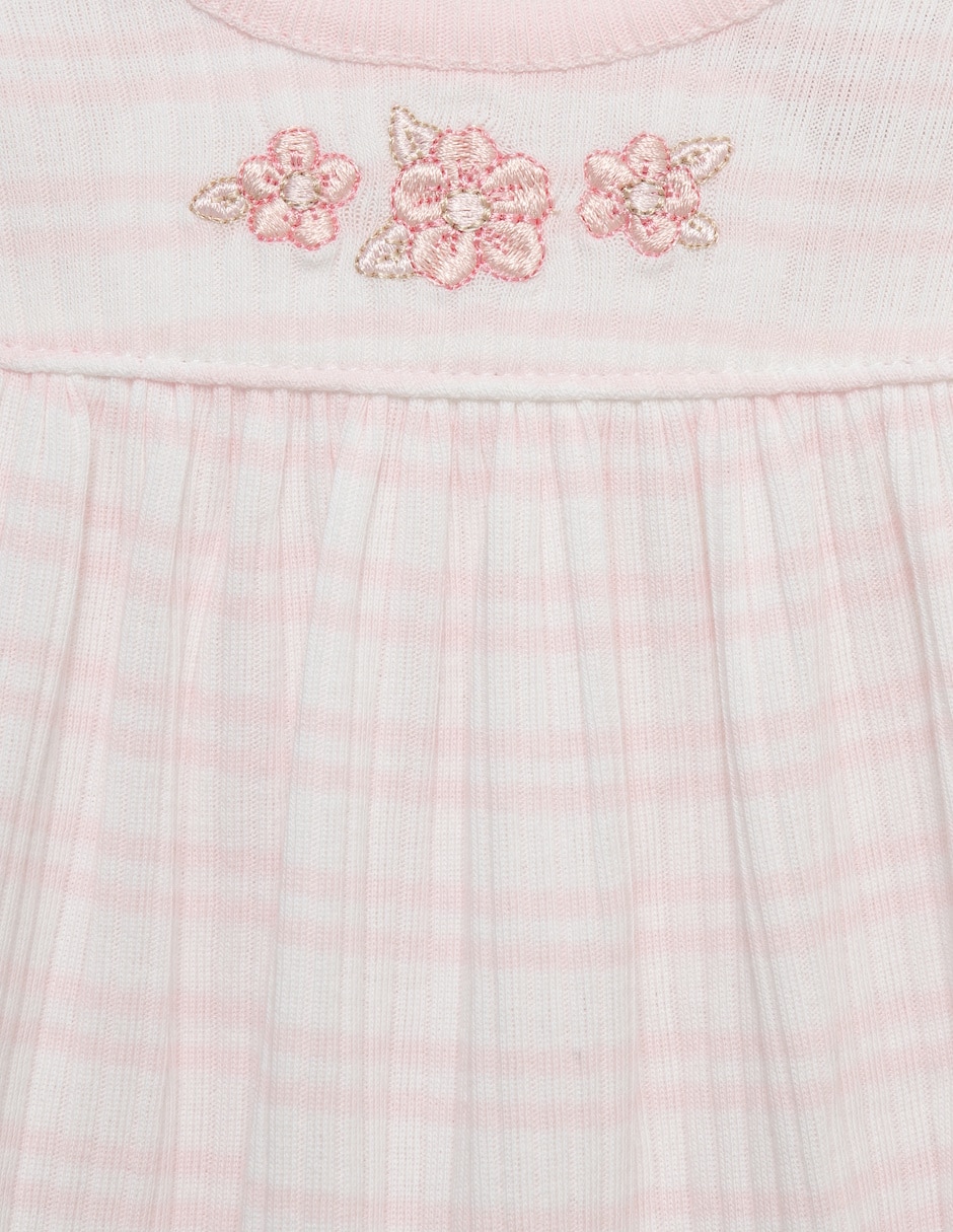 Conjunto de algodón orgánico para bebé niña 2