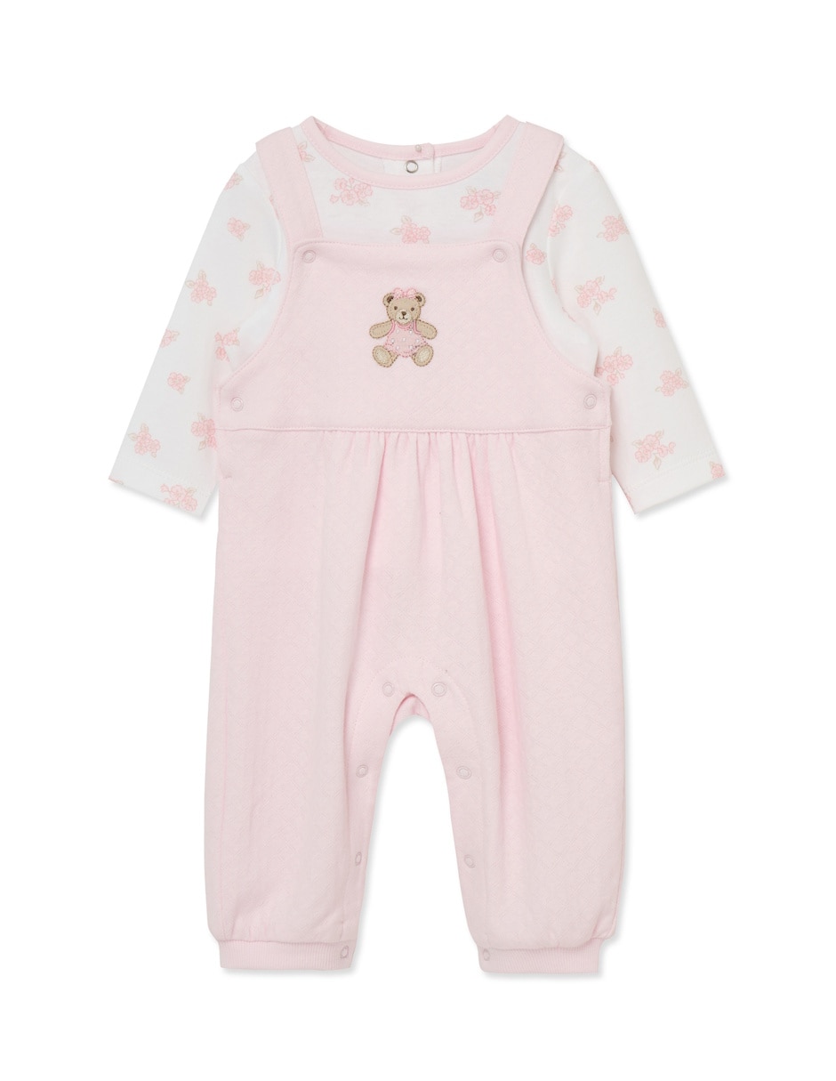 Conjunto de algodón orgánico para bebé niña 5
