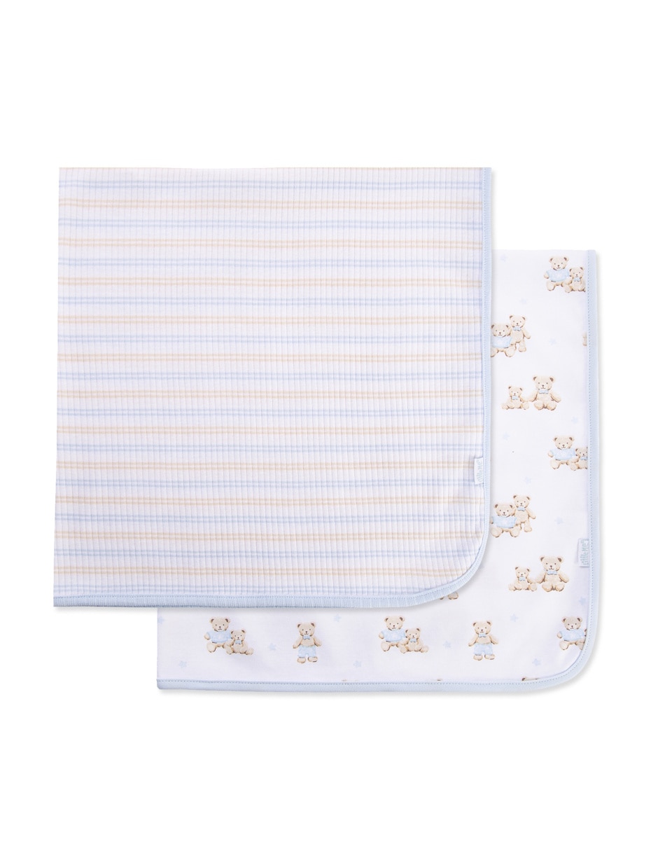 Set cobijas de tejido punto Set cobijas de tejido punto