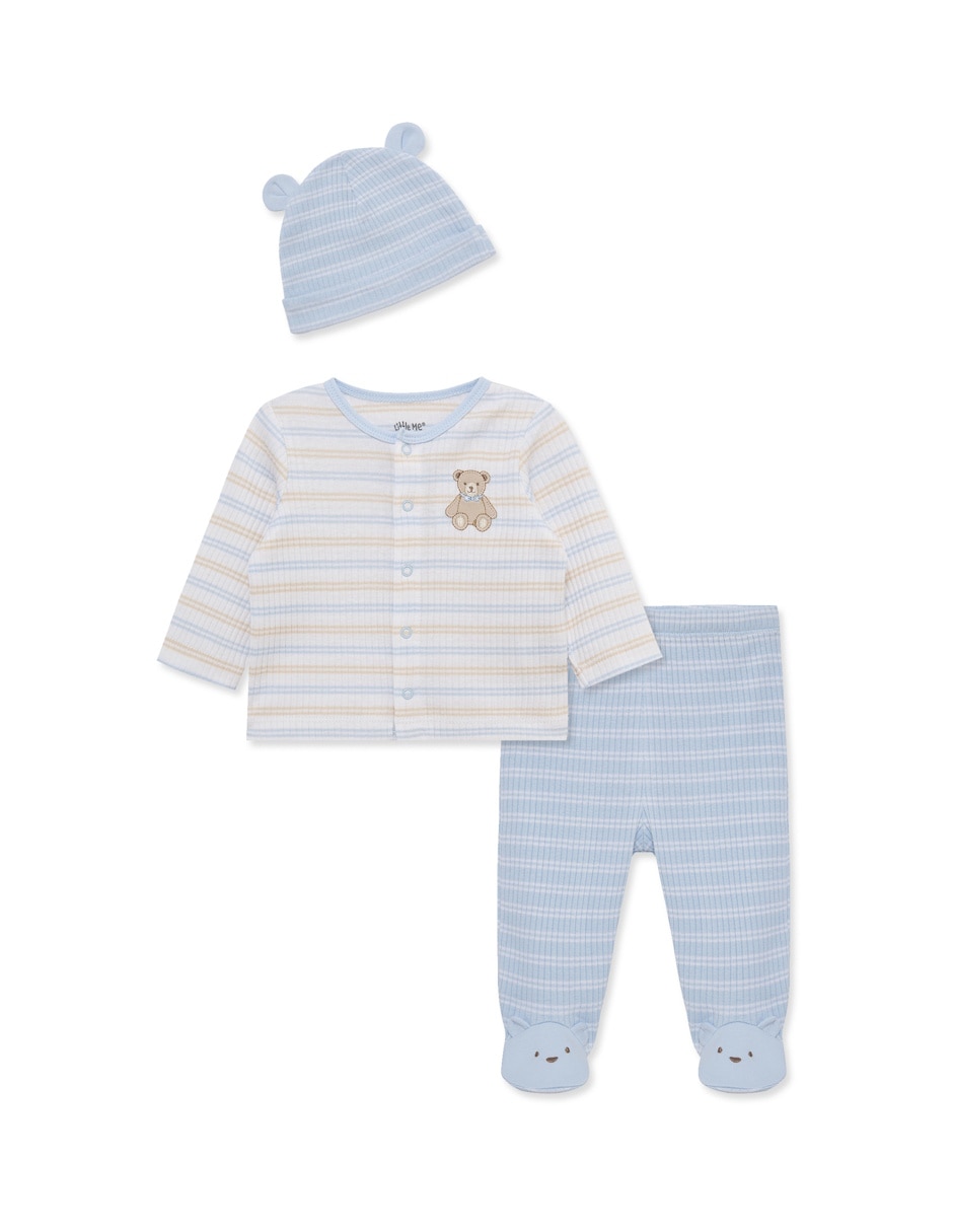 Conjunto de algodón orgánico para bebé niño Conjunto de algodón orgánico para bebé niño