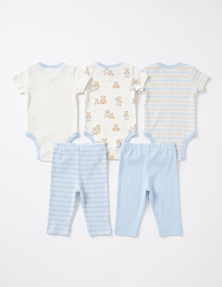 Conjunto casual de algodón orgánico para niño 2