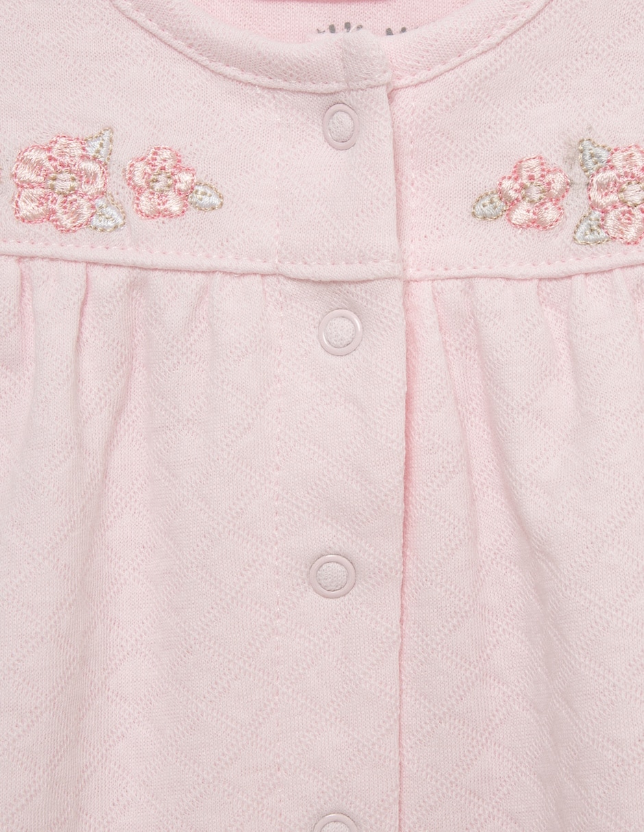 Conjunto de algodón orgánico para bebé niña 3