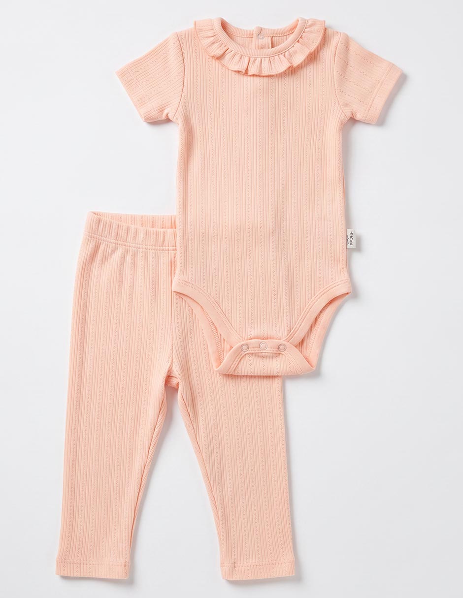 Conjunto Casual BABY BÁSICOS de Algodón y poliamida para Bebé Niña 2