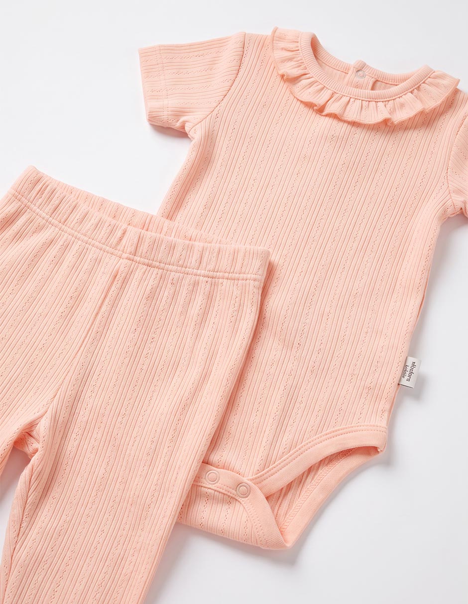 Conjunto Casual BABY BÁSICOS de Algodón y poliamida para Bebé Niña 4