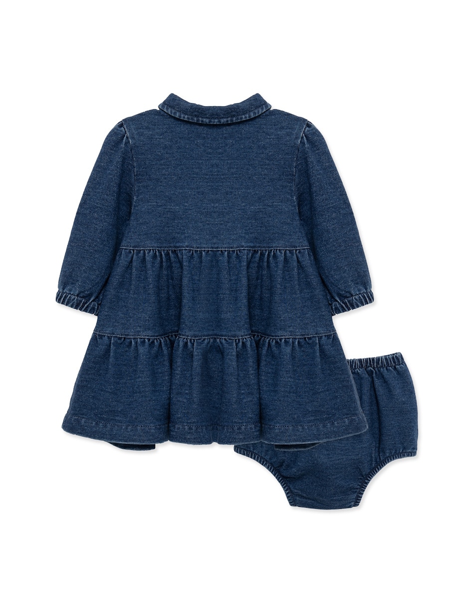Vestido con calzón manga regular para niña 2