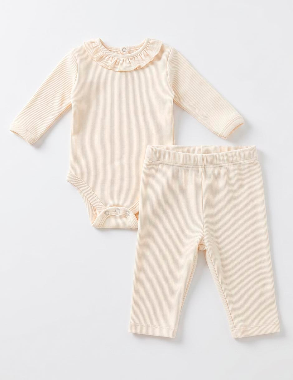 Conjunto Casual BABY BÁSICOS de Algodón y elastano para Bebé Niña 5