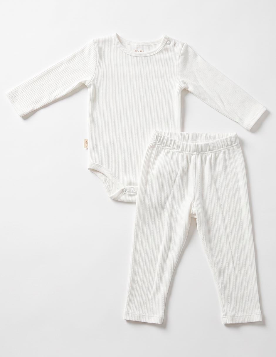 Conjunto Casual BABY BÁSICOS de Algodón y poliamida para Bebé Unisex