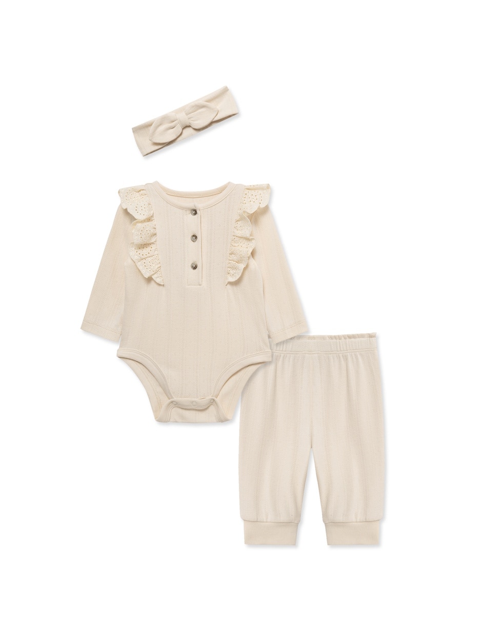 Conjunto casual de algodón para bebé niña Conjunto casual de algodón para bebé niña