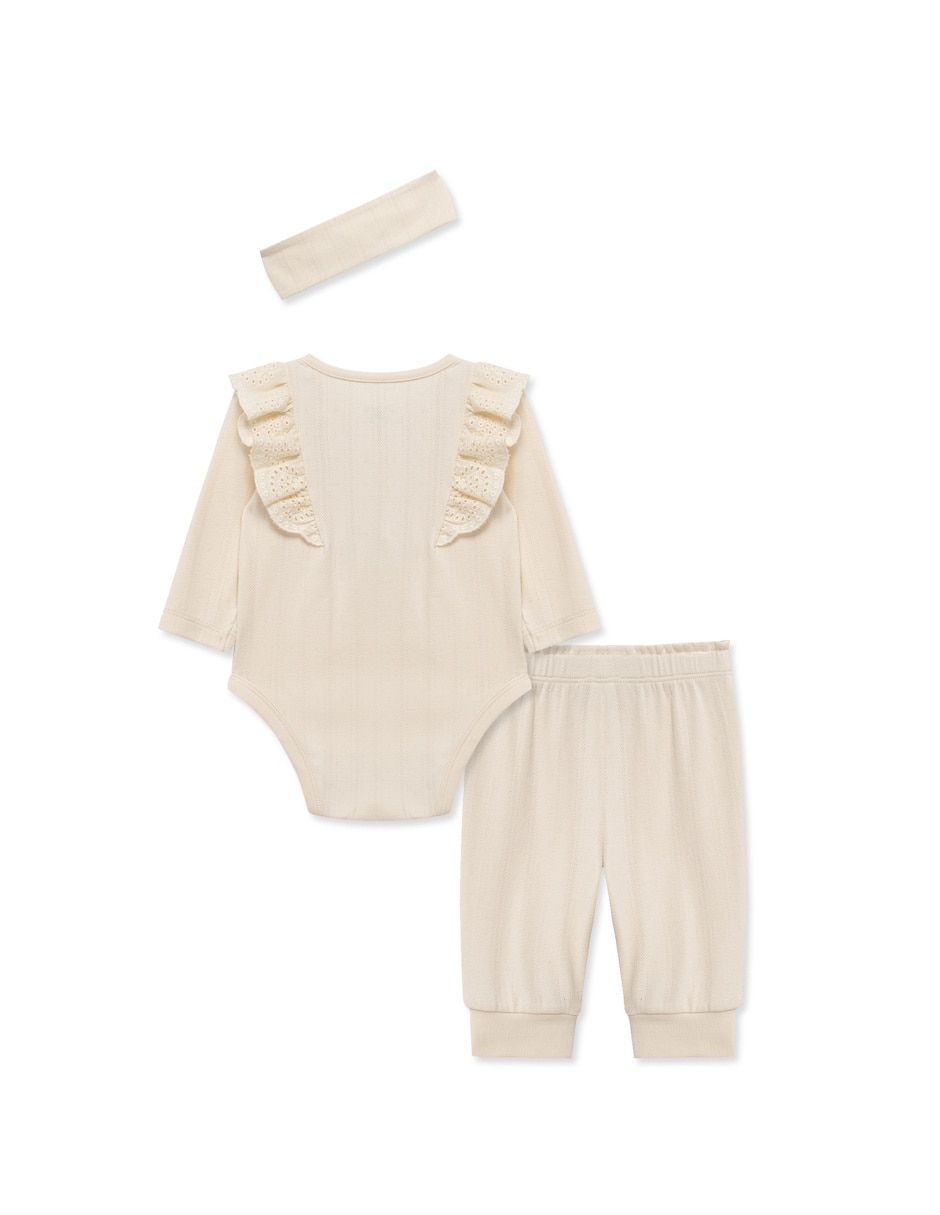 Conjunto casual de algodón para bebé niña 2