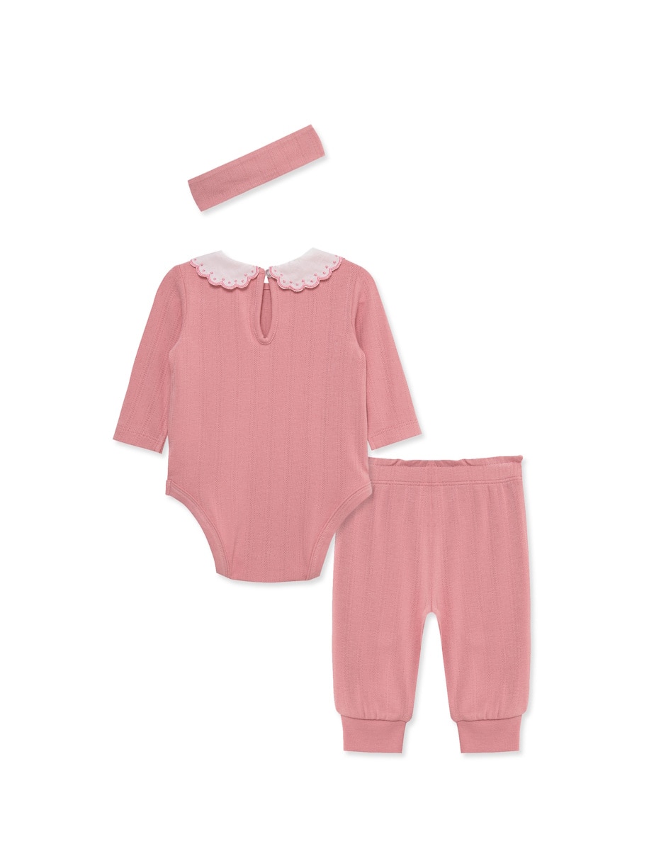Conjunto casual de algodón para bebé niña 3