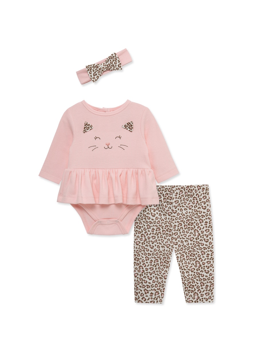Conjunto casual de algodón para bebé niña Conjunto casual de algodón para bebé niña
