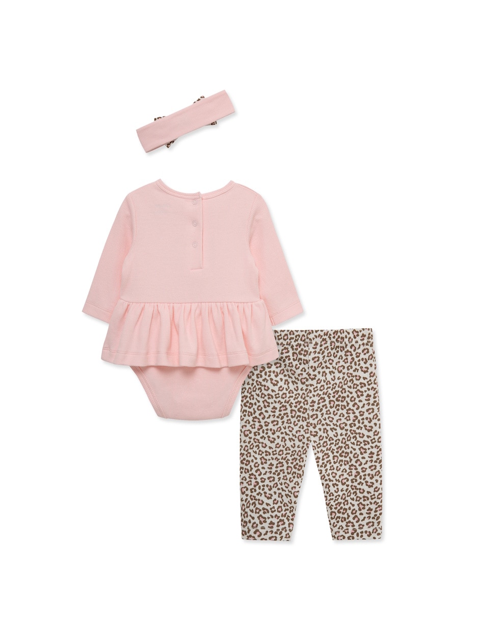 Conjunto casual de algodón para bebé niña 2