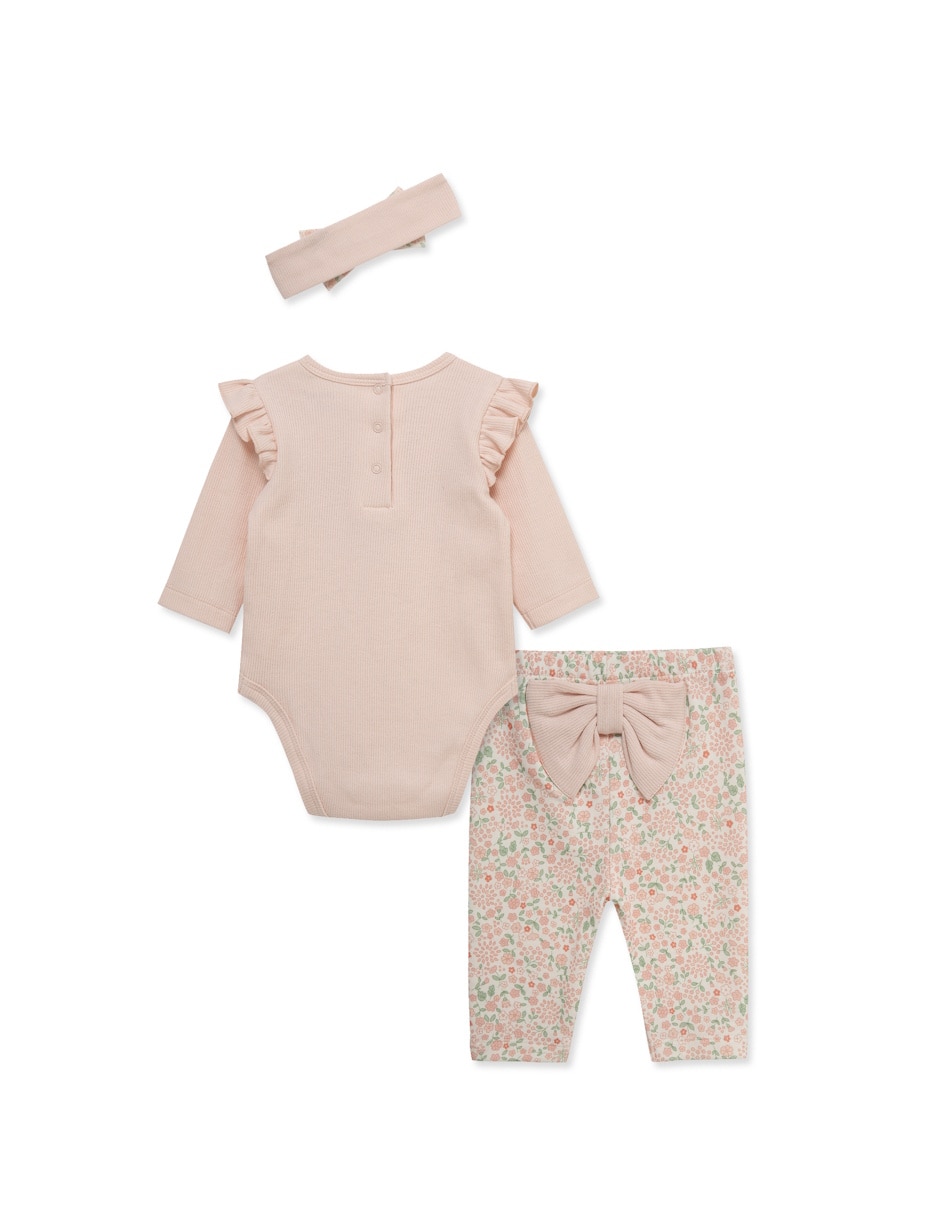 Conjunto casual de algodón para bebé niña 4