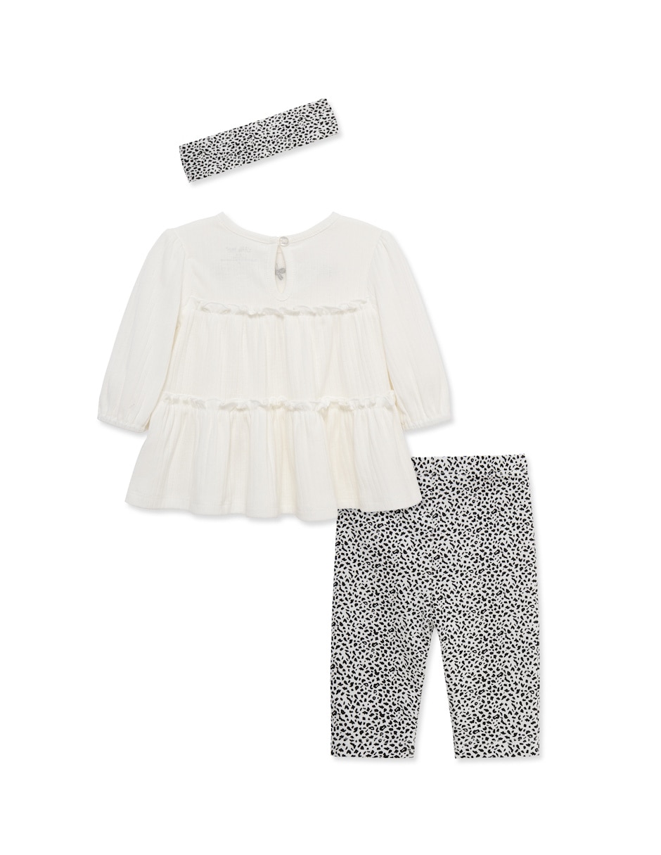Conjunto casual de algodón para bebé niña 3