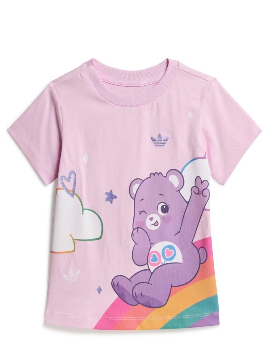 Conjunto deportivo shorts tee para bebé niña 7