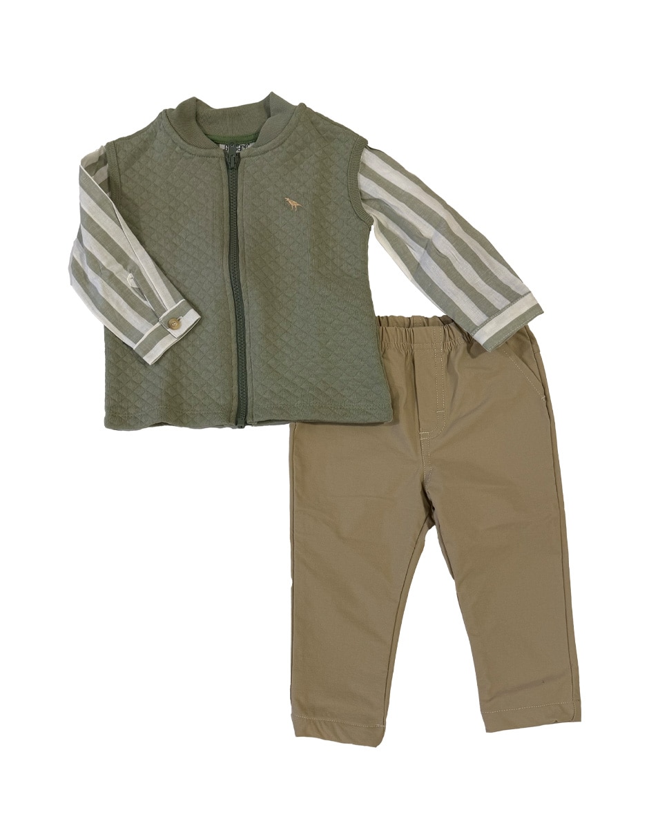 Conjunto Casual de algodón para bebé niño