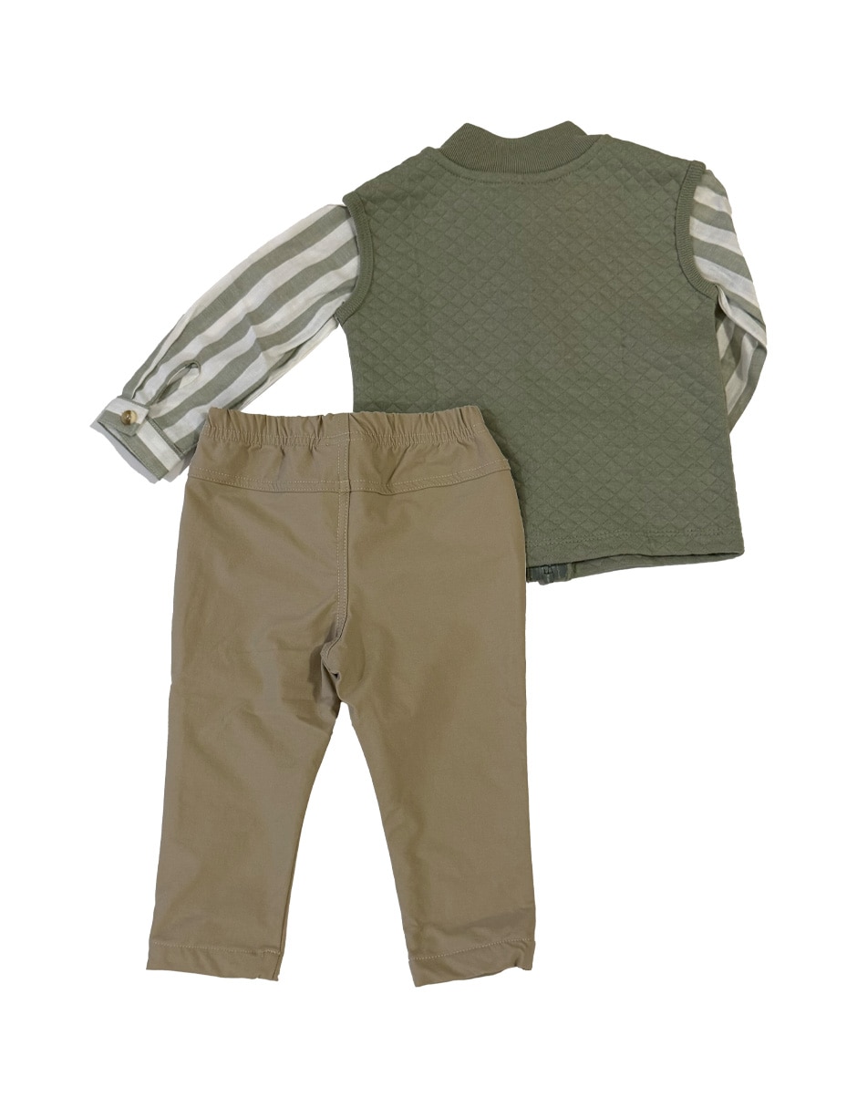 Conjunto Casual de algodón para bebé niño 3