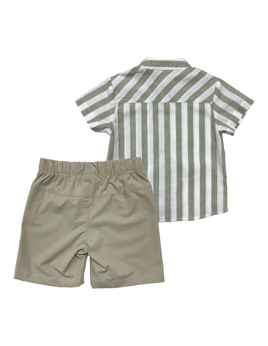 Conjunto casual de algodón para bebé niño 4