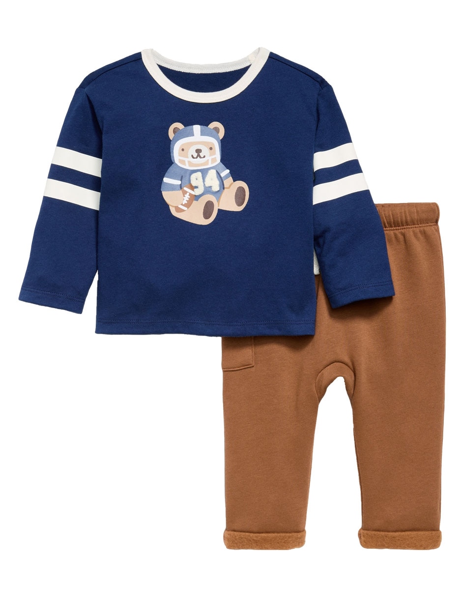 Conjunto pants sudadera casual para niño Conjunto pants sudadera casual para niño