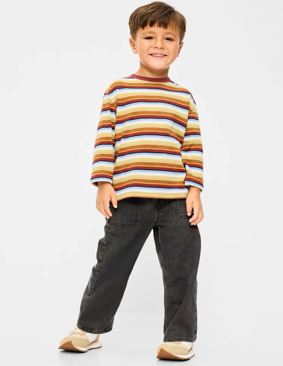 Jeans baggy lavado denim para niño 3