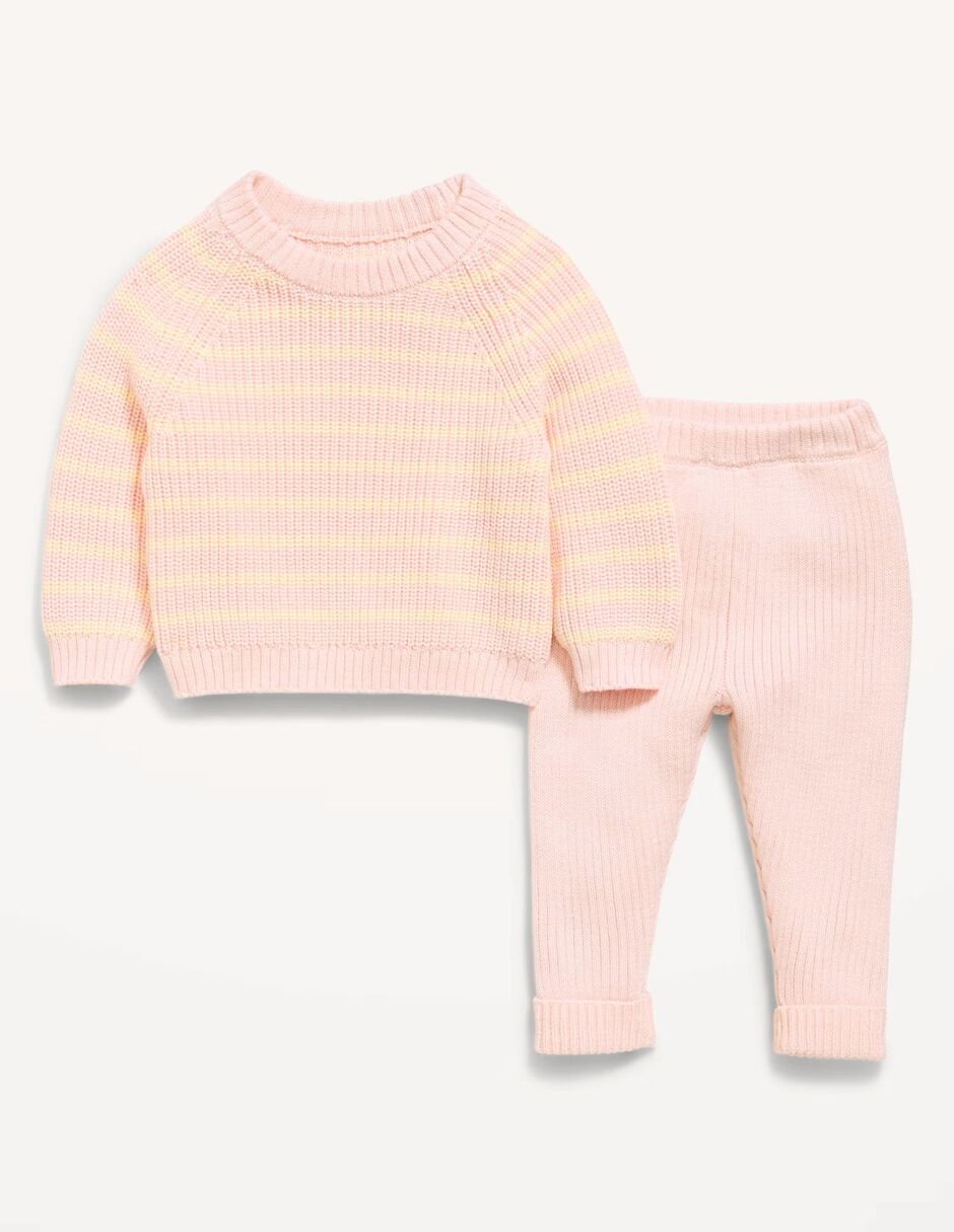 Conjunto pantalón casual de algodón para niña Conjunto pantalón casual de algodón para niña