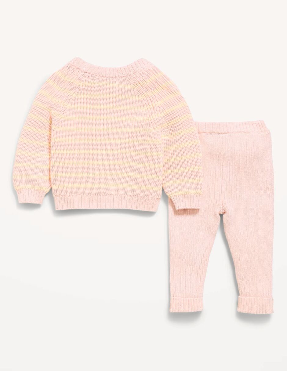 Conjunto pantalón casual de algodón para niña 2