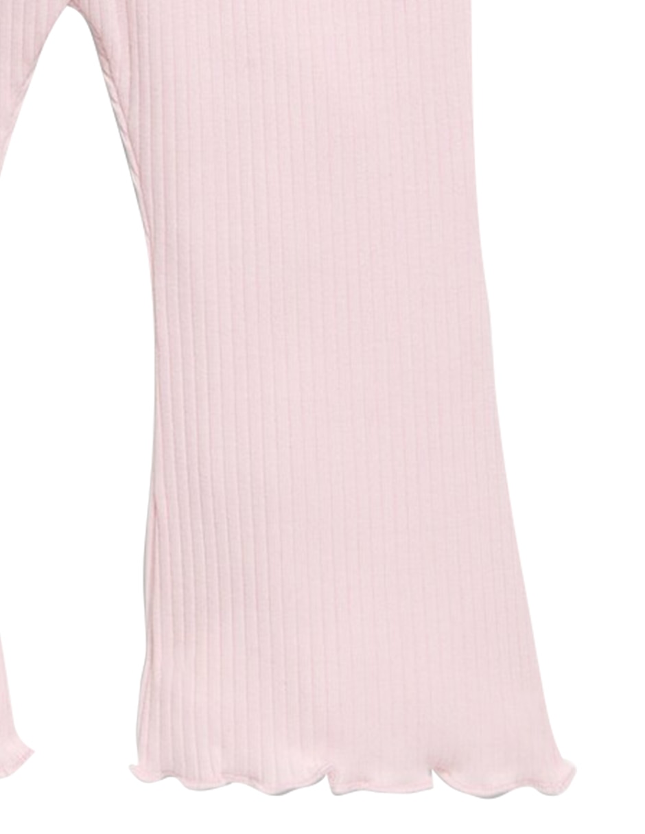 Conjunto pantalón casual de algodón para niña 2