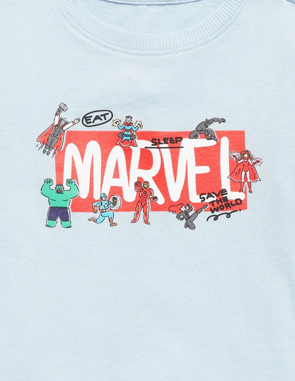 Playera manga regular para niño 3