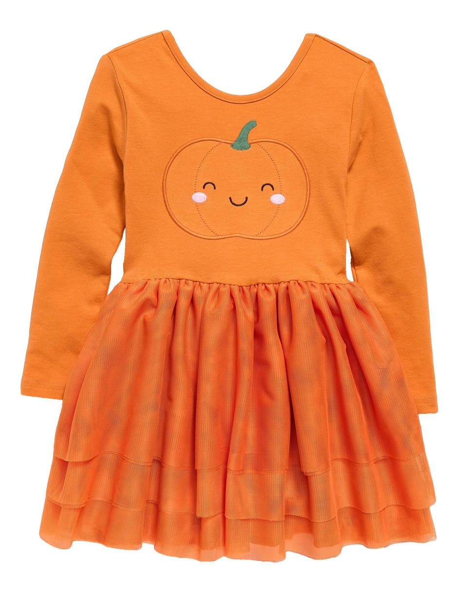 Vestido manga larga para niña 1