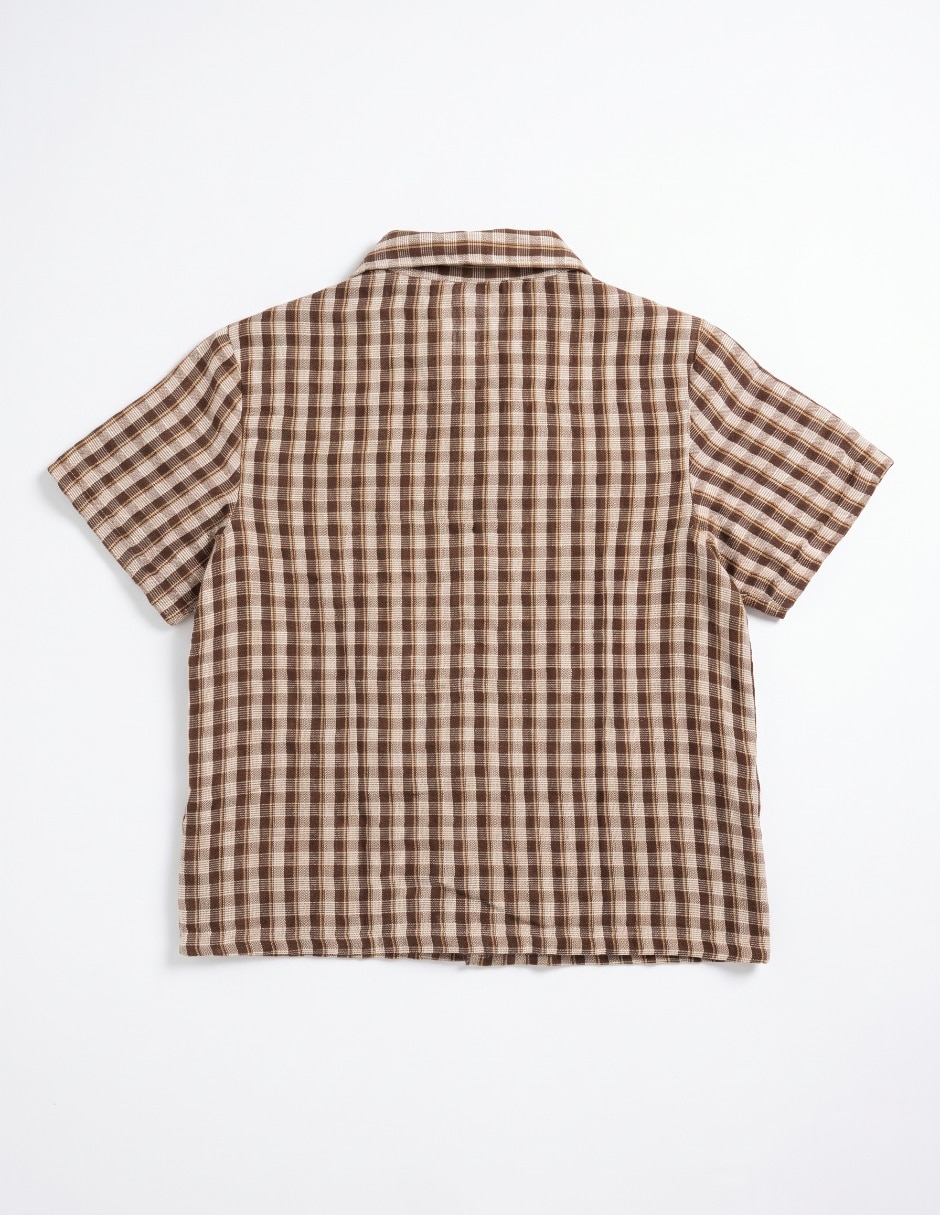 Camisa casual de algodón manga corta para niño 2
