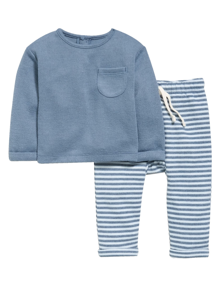 Conjunto pants sudadera casual de algodón para niño Conjunto pants sudadera casual de algodón para niño