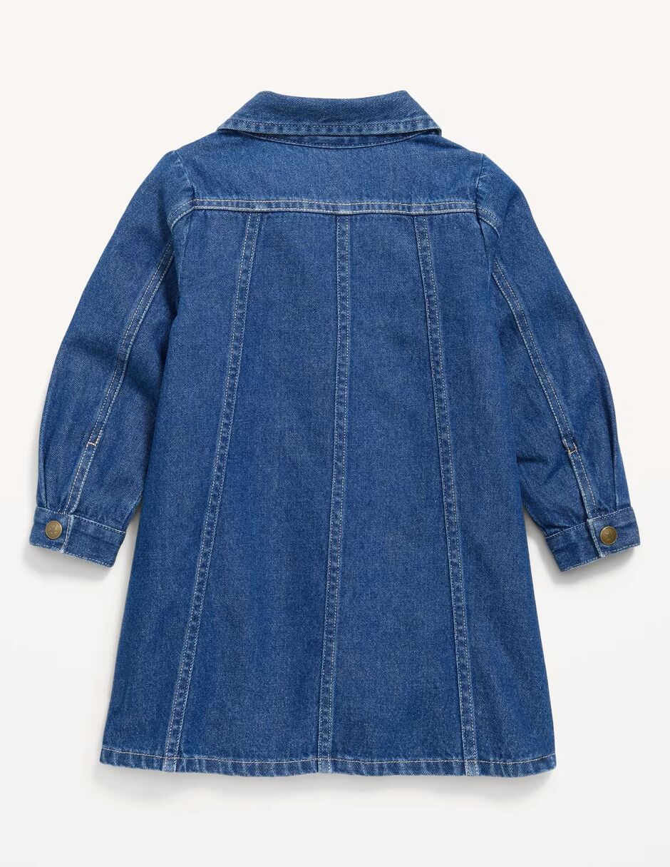 Vestido manga larga para niña 3
