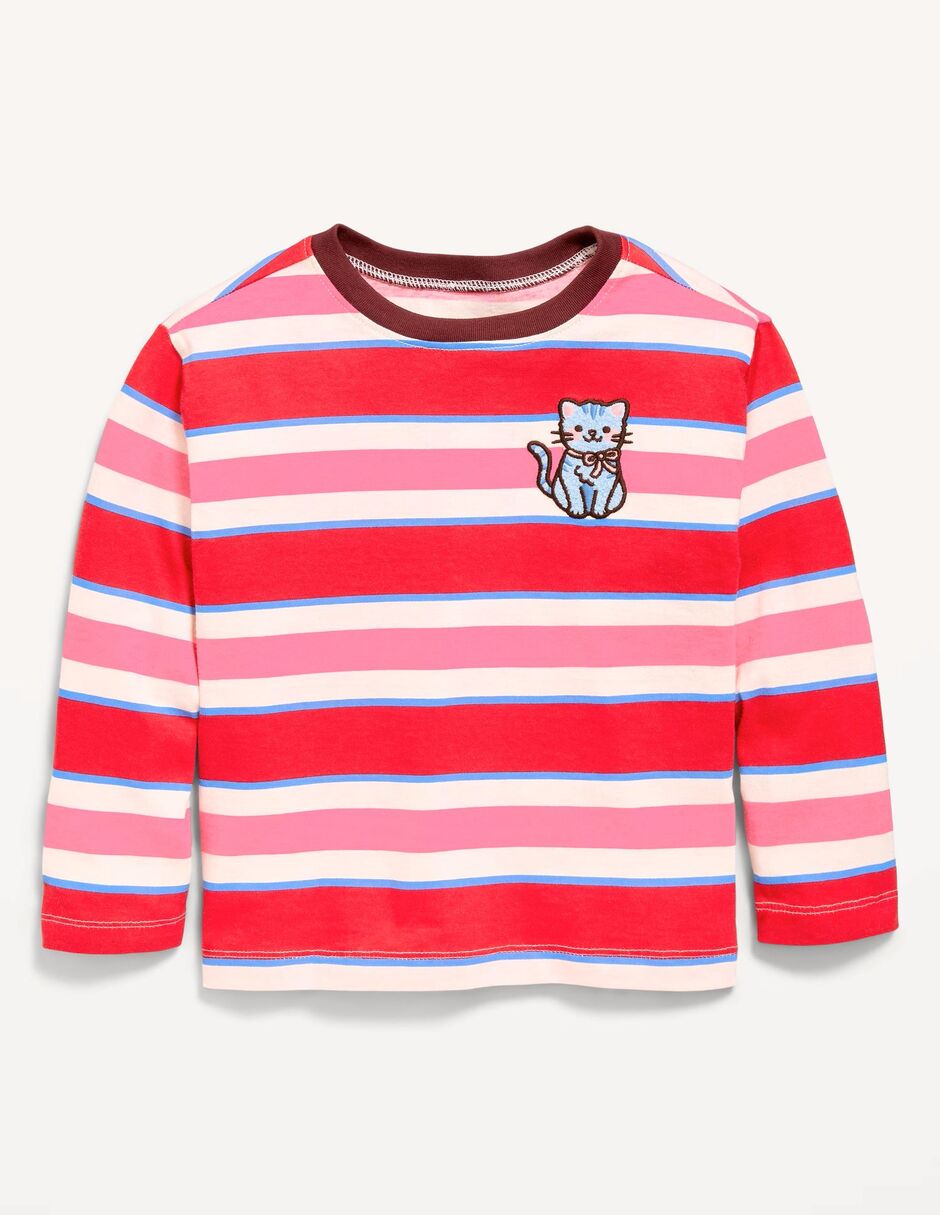 Playera manga larga para niña Playera manga larga para niña