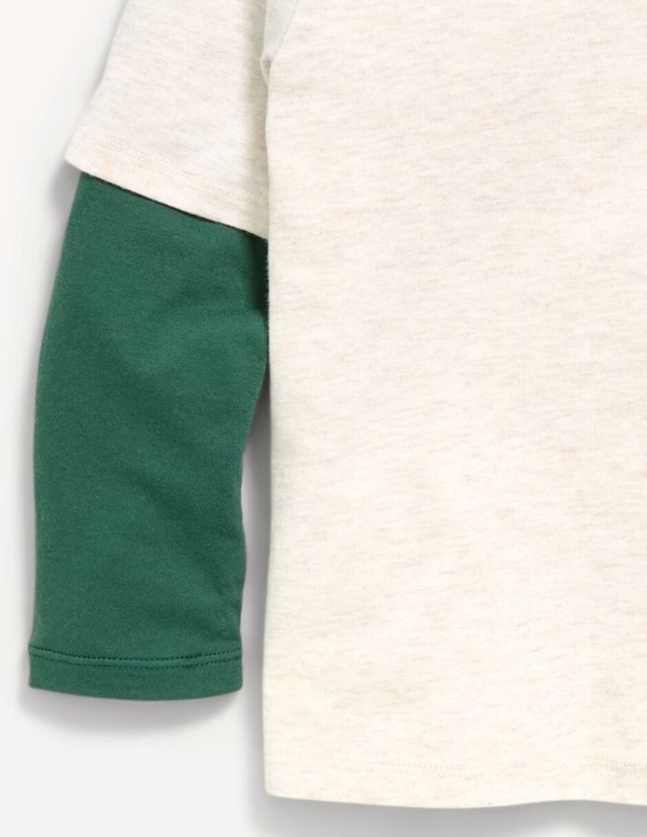 Playera manga larga para bebé niño 3