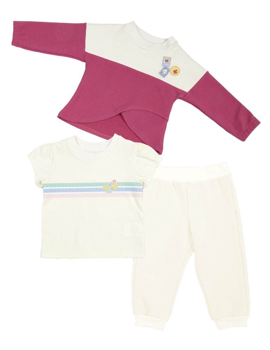 Conjunto casual para bebé niña Conjunto casual para bebé niña